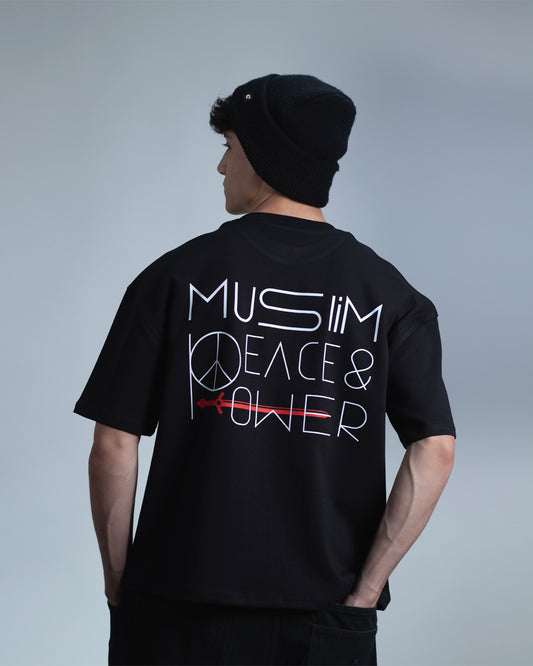 Muslim. PEACE & POWER tee